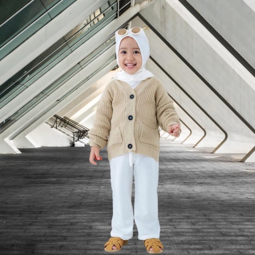 Baju Rajut Anak Cantik / Cardigan Termurah Korean Style / Sweeter Anak Perempuan Terlaris / Rajut An