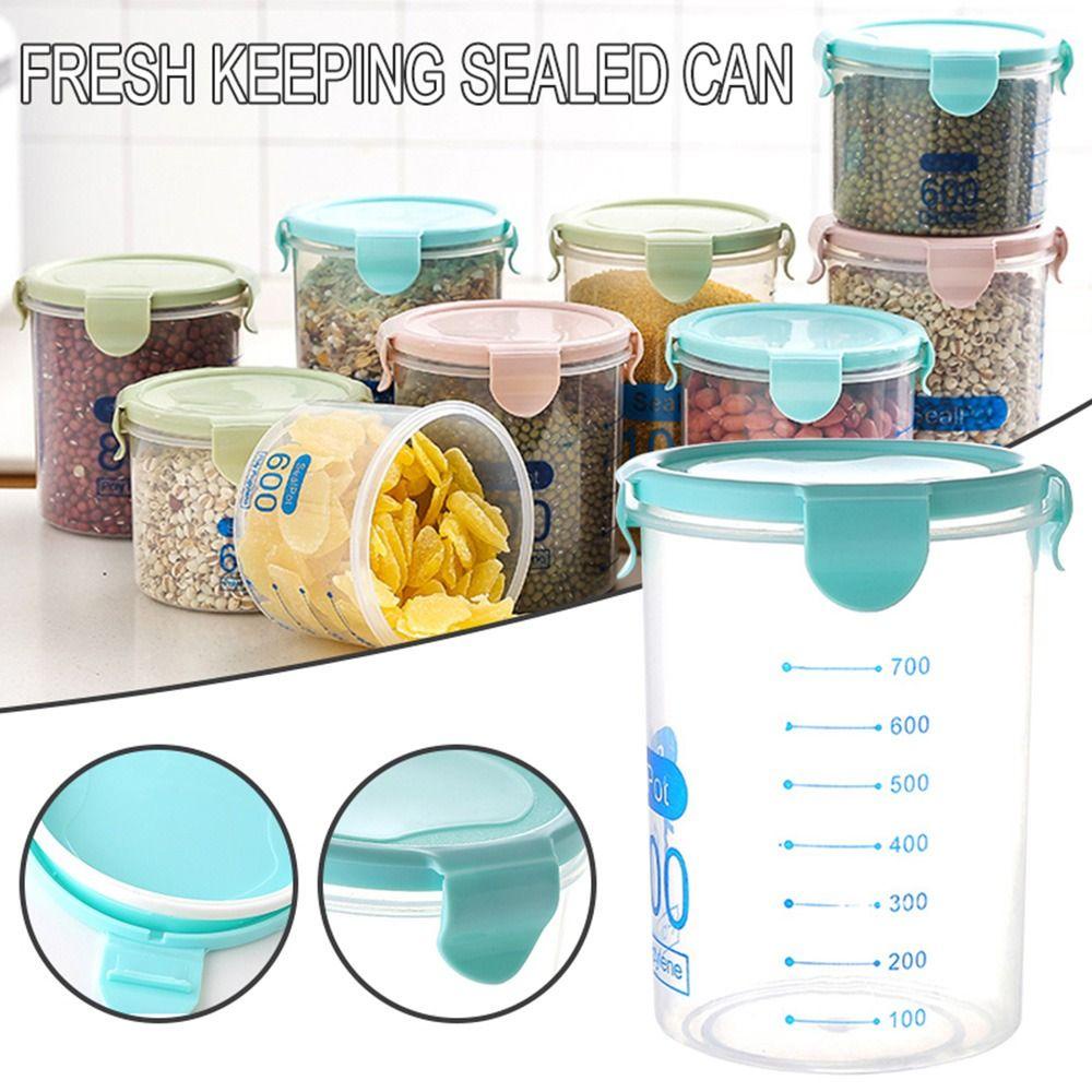 Solighter 2PCS Food Sealing Pot Bottle Jar Pengawetan Kotak Penyimpanan Botol Bekal Dapur