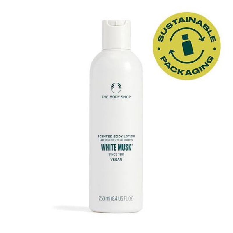 The Body Shop “WHITE MUSK” Body Lotion 250ml - Kemasan VEGAN