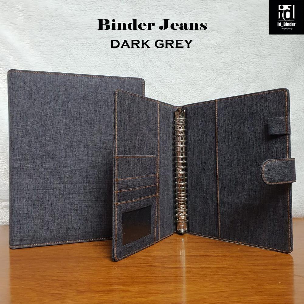 

BINDER BAHAN JEANS/DENIM 9 WARNA PILIHAN A5 DAN B5 TERLARISS...,,,,,