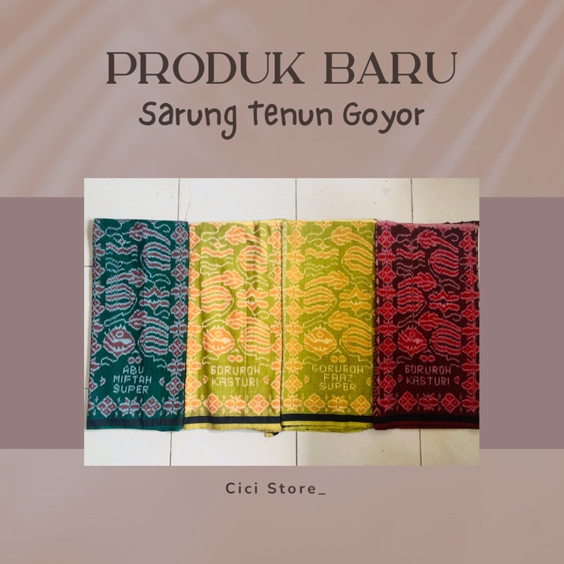 [NEW] SARUNG TENUN GOYOR/SARUNG TENUN TROSO
