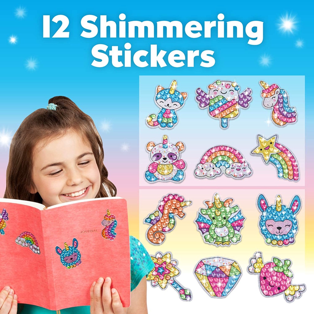 Big Gem Diamond Painting Kit - Magical Stickers and Suncatchers Mainan Edukasi Anak Diamond Art for Kids