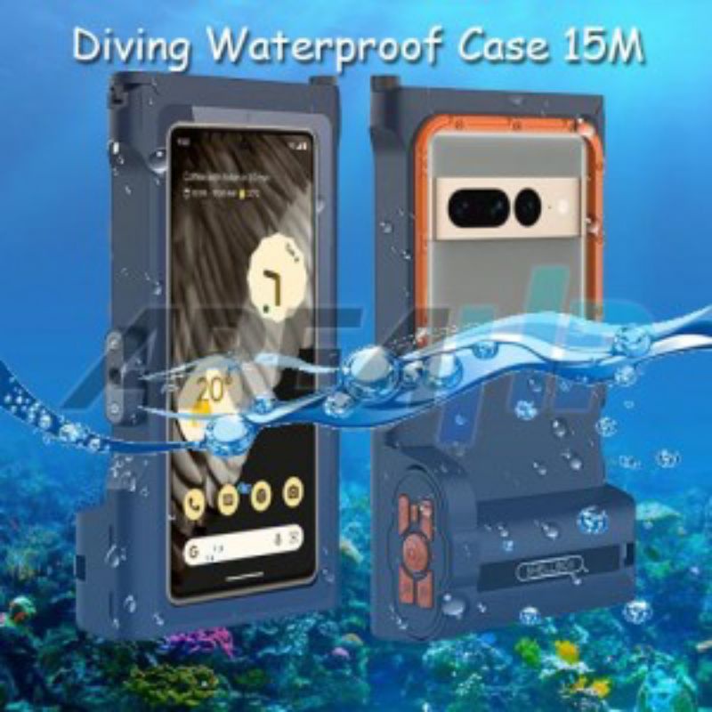 Shellbox Gen 3 Diving Waterproof Case Casing Cover 15M Google Pixel 7,Pro