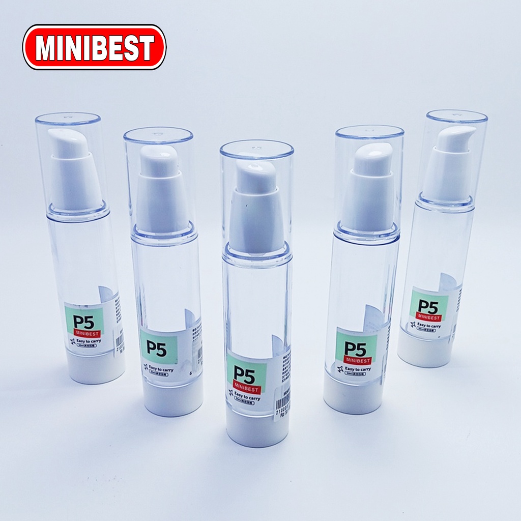 [MB] BOTOL AIRLESS PUMP BOTTLE/BOTOL LOTION/BOTOL SABUN/SKINCARE REFILL UNTUK TRAVEL