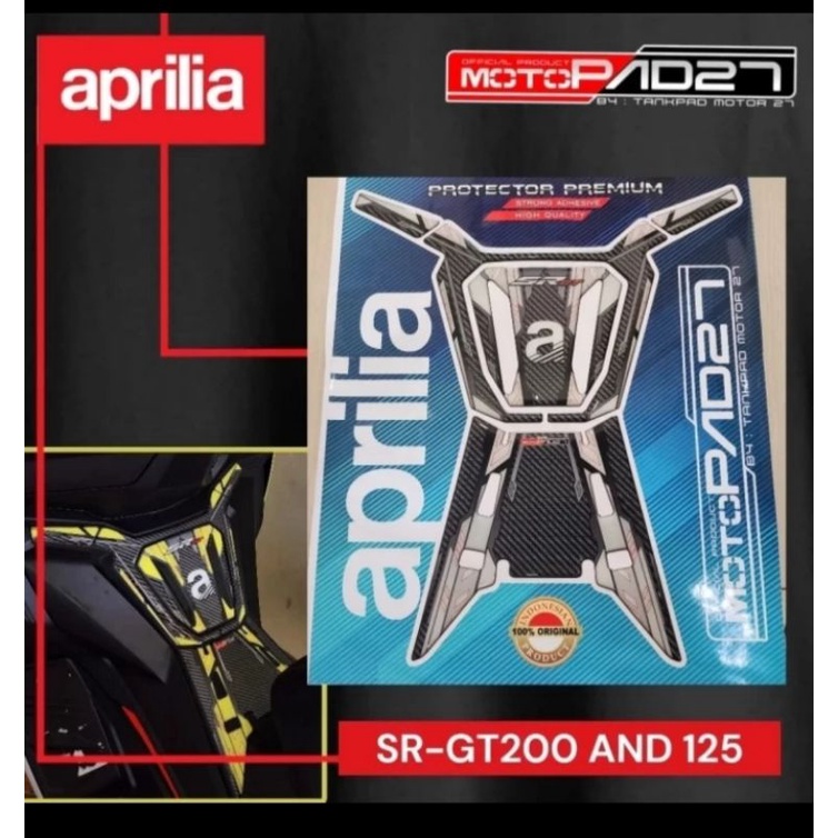 stiker sticker resin tankpad deckpad Aprilia SR-GT 200