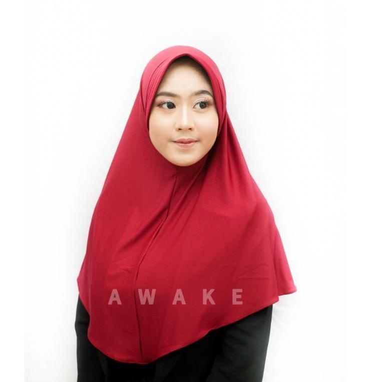 ㅄ Jilbab Sport Jersey Menutup Dada Hijab Sport マ