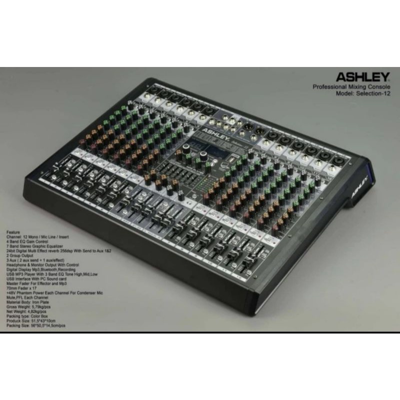 Jual Mixer Audio Ashley Selection Channel Efek Reverb Pilihan