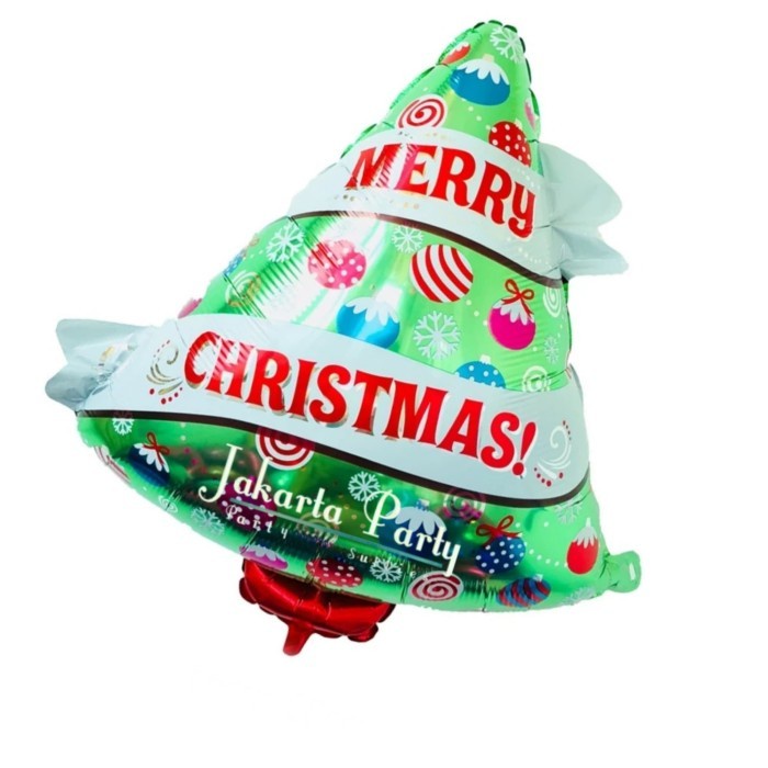 Balon Foil Natal / Balon Merry Christmas / Balon Foil Pohon Natal2