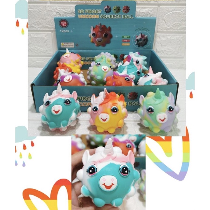 Squeeze ball lampu unicron/ Squeeze ball lampu rabbit