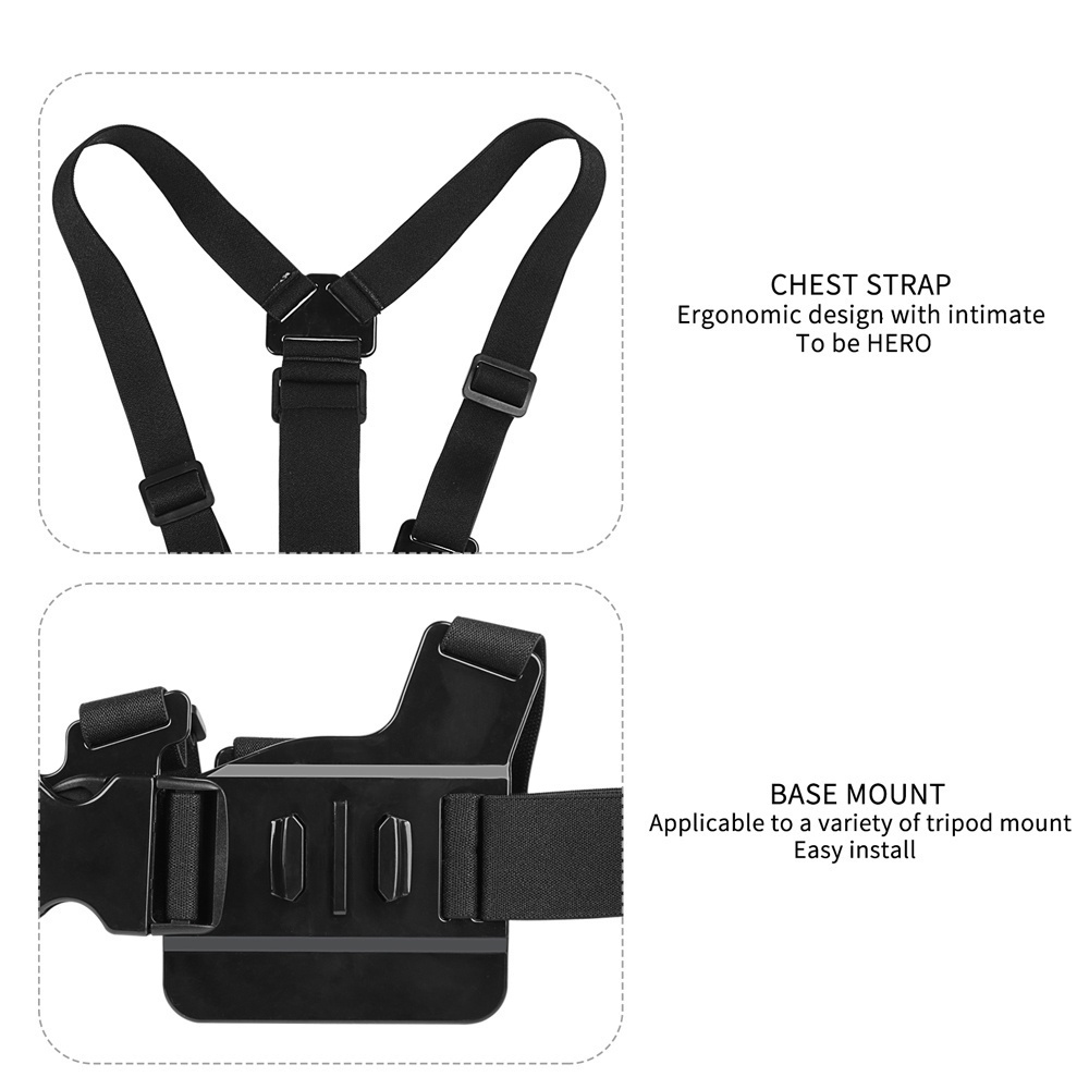 【Ready Stock】Kamera Mount Body Belt/Chest Strap Tali/Body Chest Strap Tali Dada/Chest Strap Tali Dada Handphone