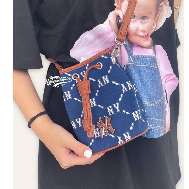 MLB NY Blue Monochrome Bucket Bag ORIGINAL