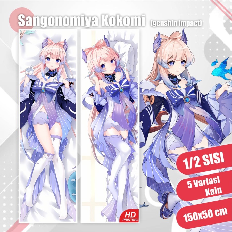 DAKIMAKURA SANGONOMIYA KOKOMI GENSHIN IMPACT 150X50 CM (COVER ONLY)