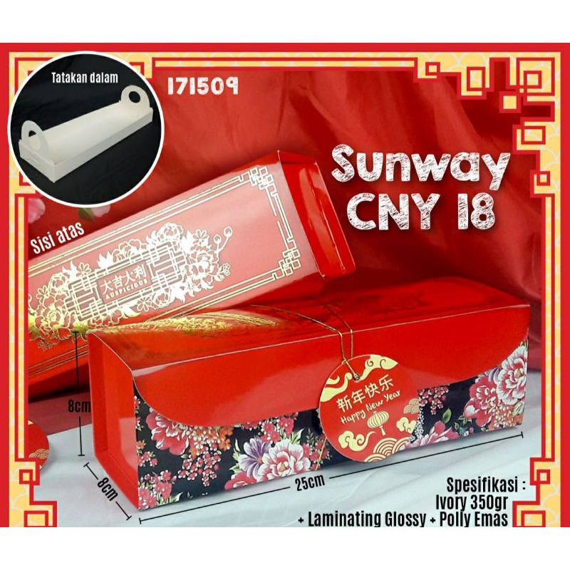 BOX DUS PACKAGING IMLEK/HAMPERS IMLEK/ 25X8X8/BOX SUNWAY 18