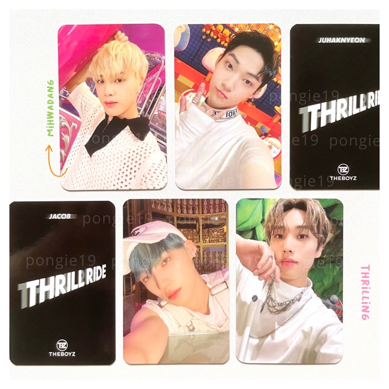 THE BOYZ THRILLING MIHWADANG POB / PHOTOCARD / PC / KEVIN / HAKNYEON / JACOB