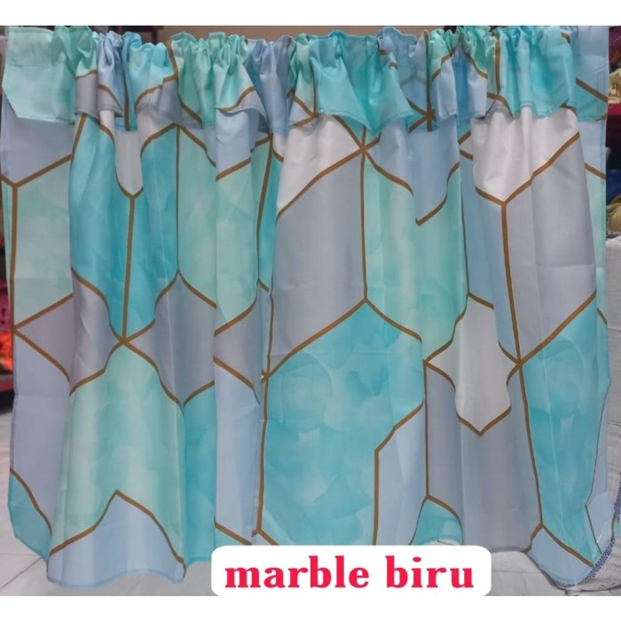 Galeripuko - MARBLE BIRU - GORDEN KOLONG DAPUR BAWAH MEJA KOMPOR