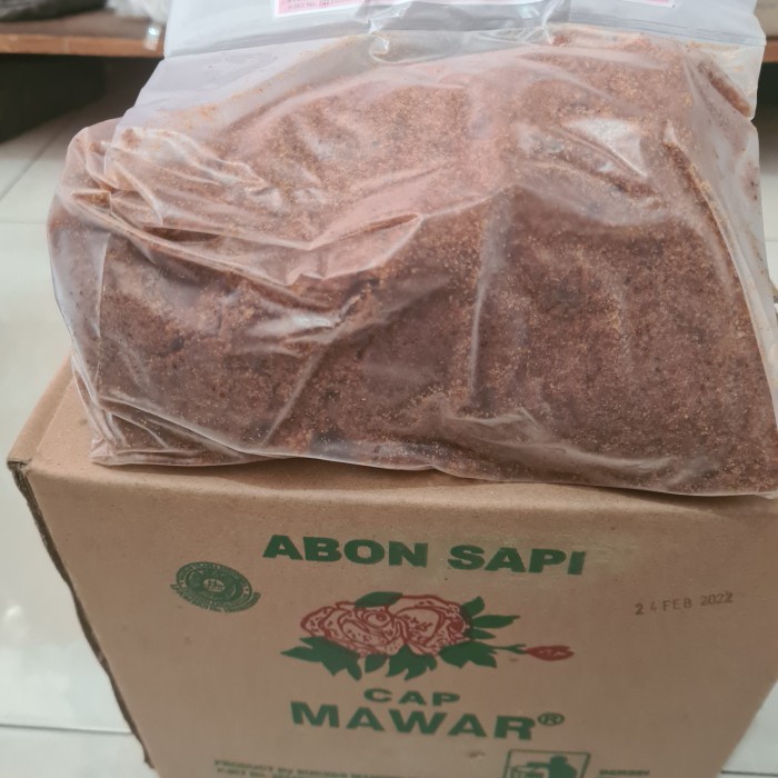 

Abon sapi cap mawar 1 kg