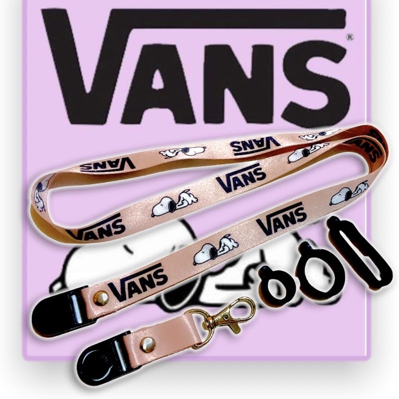 

Lanyard Gantungan VANS OF SNOOPY/Gantungan Kunci /Tali ID Card/Gantungan flashdisk/key/kartu nama/idcard/hp