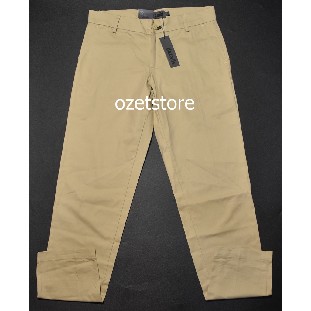 Celana Panjang Pria Details Vanilla Slimfit CPD19 ORIGINAL