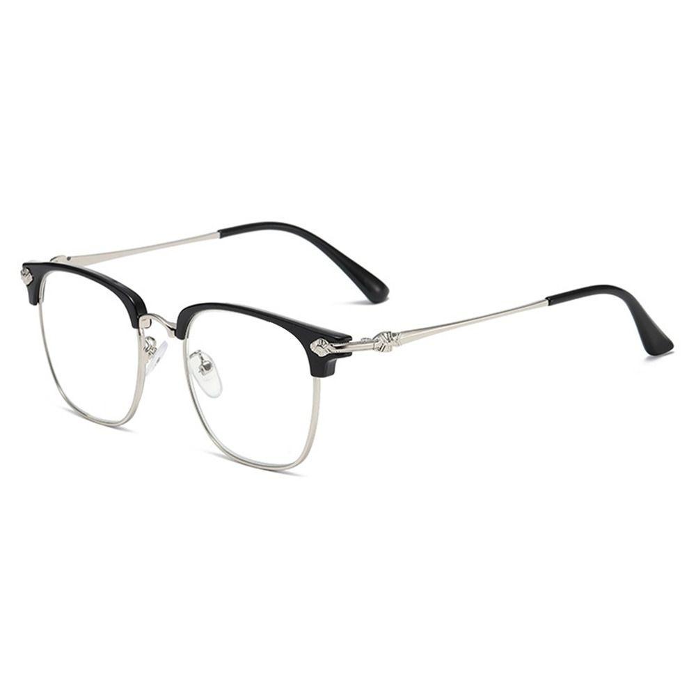 Lily Kacamata Baca Frame Fashion Vintage Sederhana Anti-Cahaya Biru