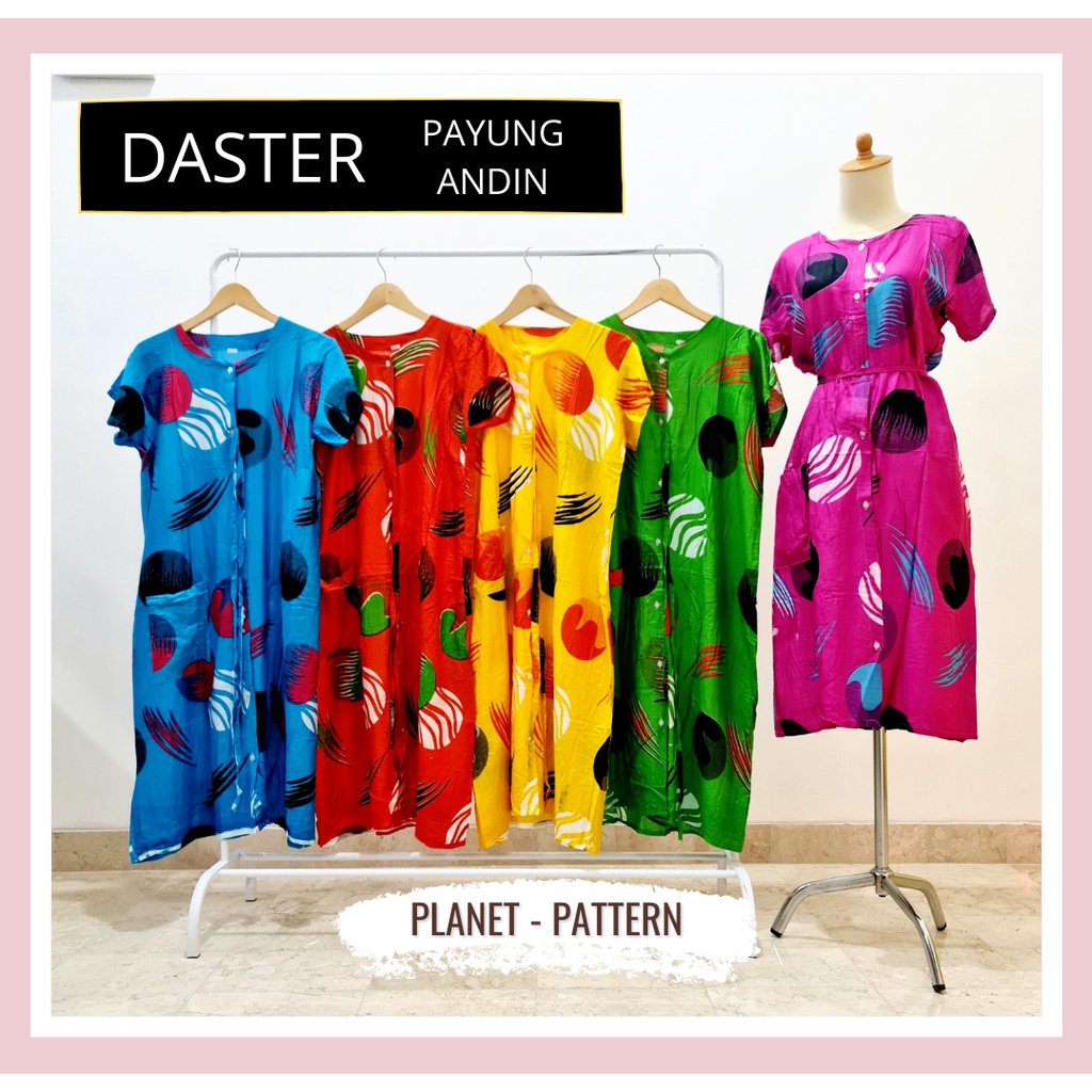 Daster Payung Andin Busui, Full Kancing dari atas sampai bawah