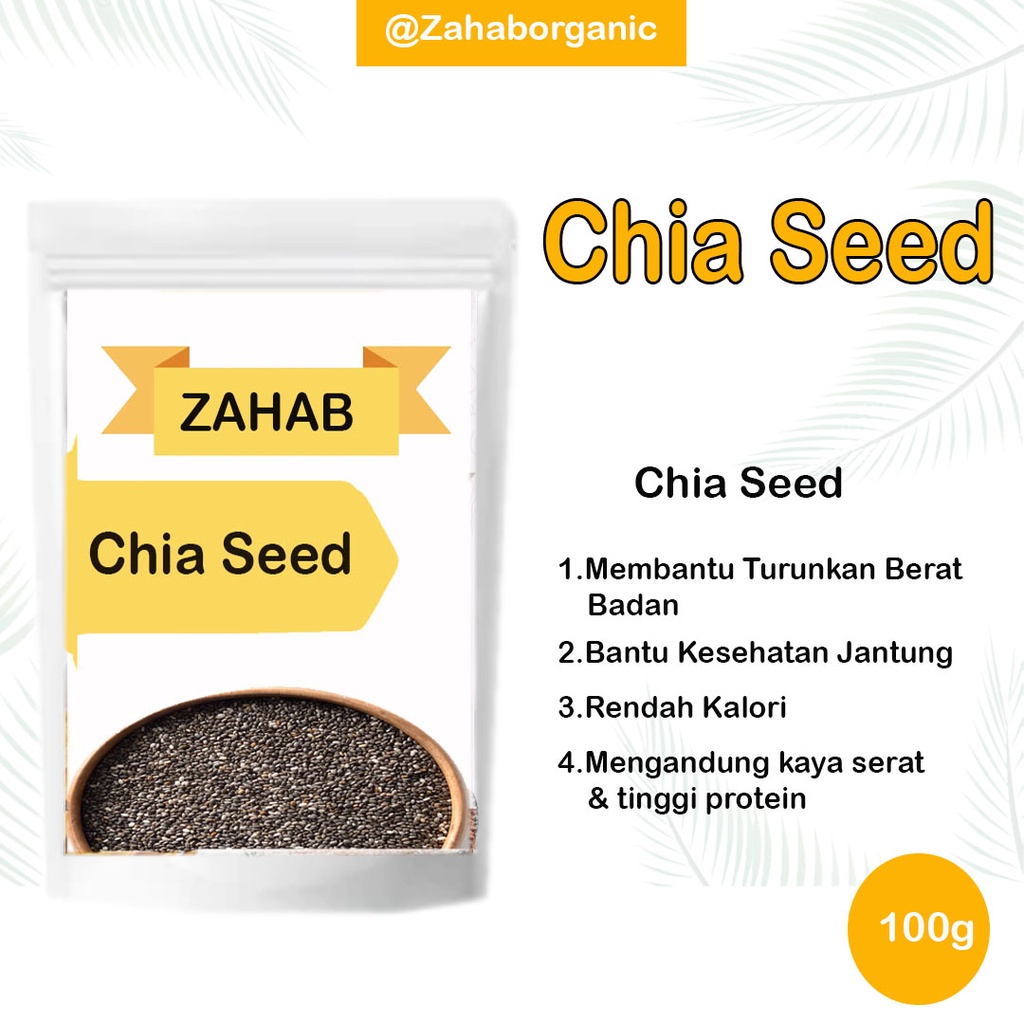 Jual Chia Seed Chia Seeds Untuk Diet Chia Seed Organic Chia Seed Cereal