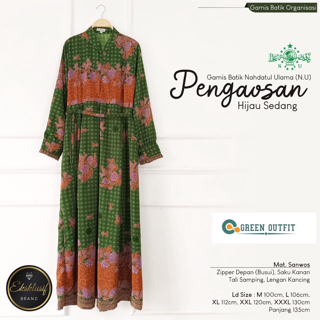 pngs dress dres gamis maxy maxi pakaian baju longdress seragam sragam pengaosan pengajian batik nu f