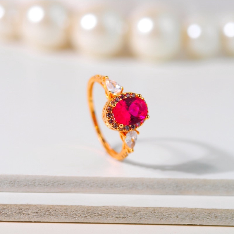Cincin Lady Di Tetes Air Samping- Toko Emas Gadjah