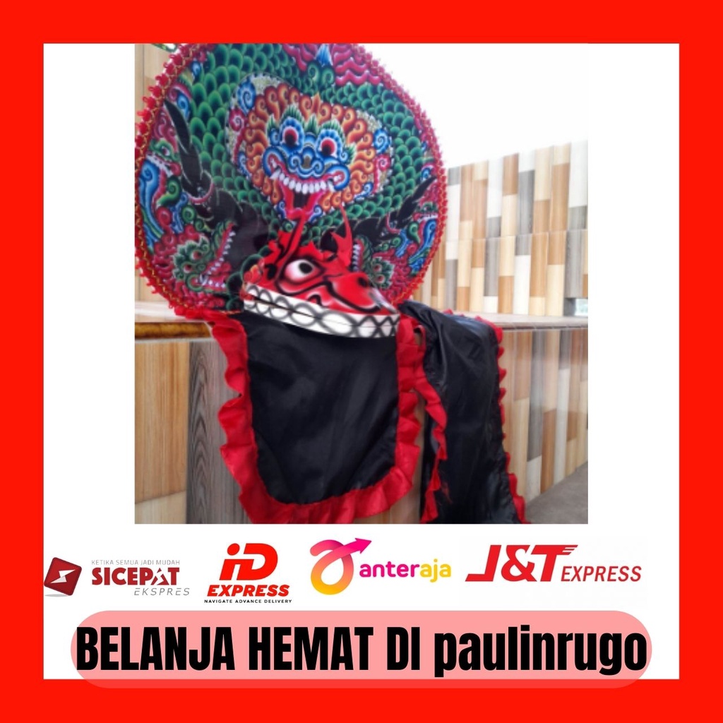 ❄️ Caplokan barongan geber panjang / Barongan Devil Dewasa Anak Anak Sd Smp Telon Asli Caplokan Kayu
