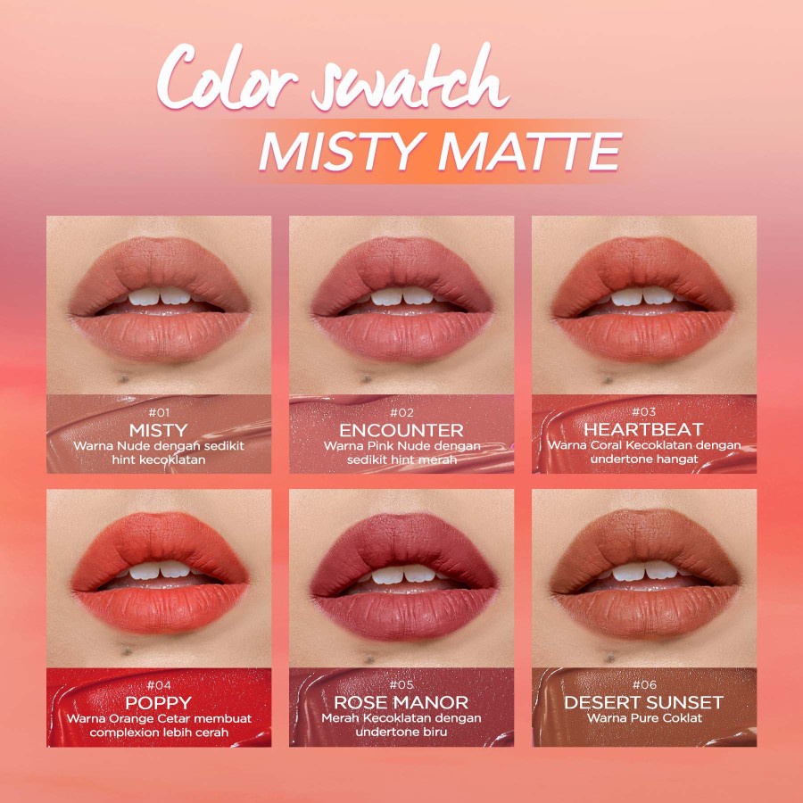DAZZLE ME MISTY MATTE LIP CREAM 2.2GR