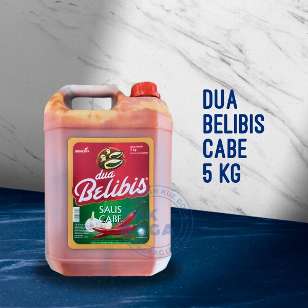 

Sambal Dua Belibis ( 5 kg ) Saus Cabe Extra Pedas Cabai Sauce