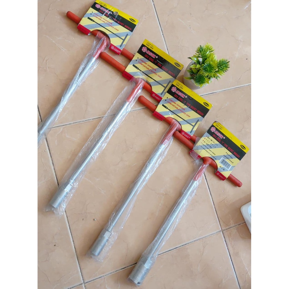 KUNCI SOCK T GAGANG KARET ORANGE JASON