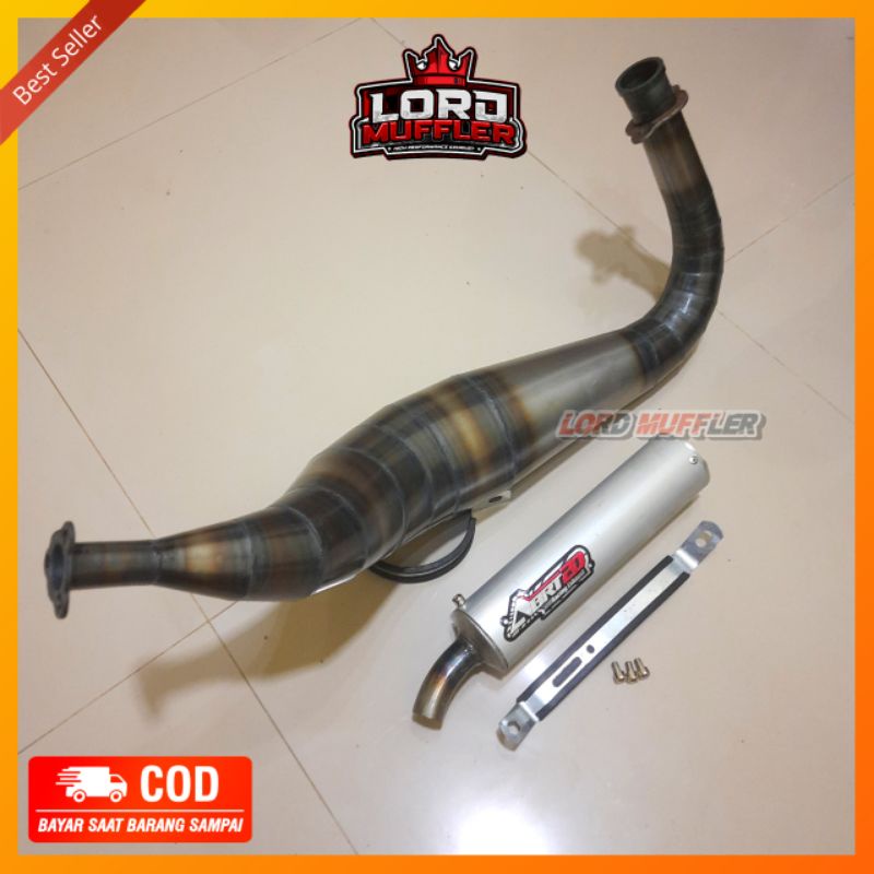 knalpot racing rx king RX-S knalpot rx spesial RD125Z kolong cobra ABRT20 plat galvanis