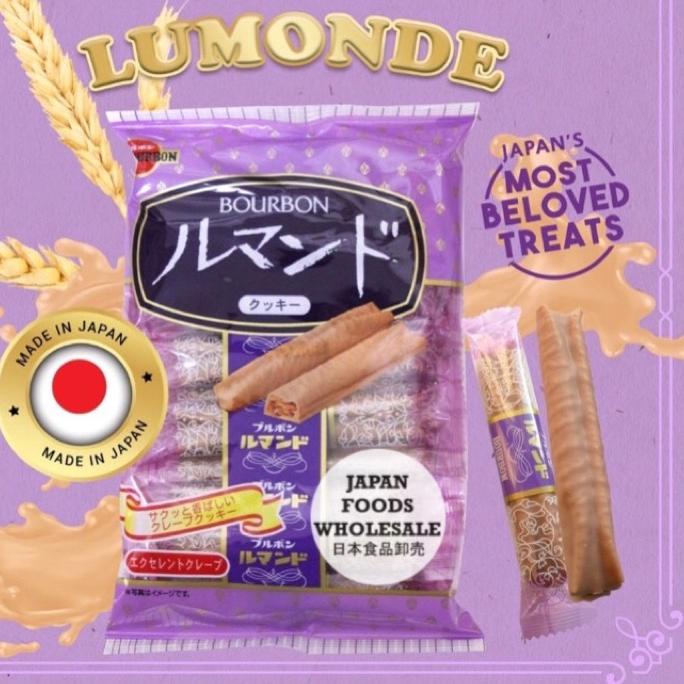 

44F♙ Bourbon Lumonde Milk Choco Crepes / snack jepang / cemilan impor Terlaris!!