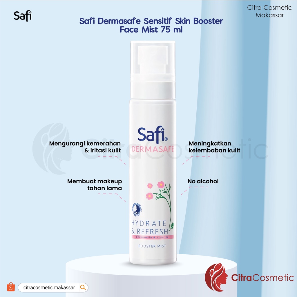 Safi Dermasafe Series | Mild &amp; Gentle Gel Cleanser | Gentle Care Mousse Cleanser | Hydrate &amp; Refresh Booster Mist | Rehydrate &amp; Recover Night Moisturiser