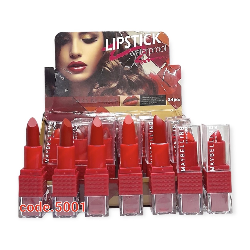 [Per Batang] Lipstick Putar Maybelline RED 5001