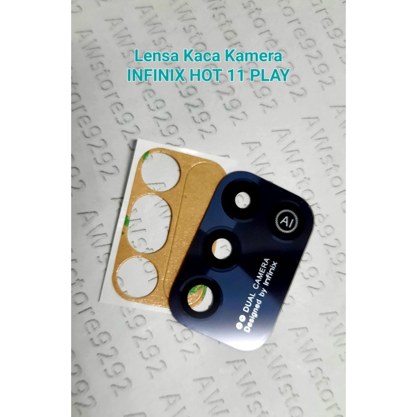 Camera Lens Lensa Kamera Kaca Kamera Belakang Infinix Hot 11 Play