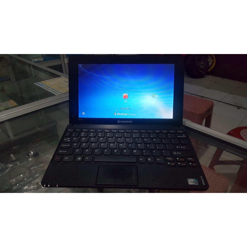 Laptop NetBook Slim QuadCore Lenovo S110 N2800 4CPUs 1,9GHz sKuat i5 i3 i7 Kondisi Mulus NoMinus