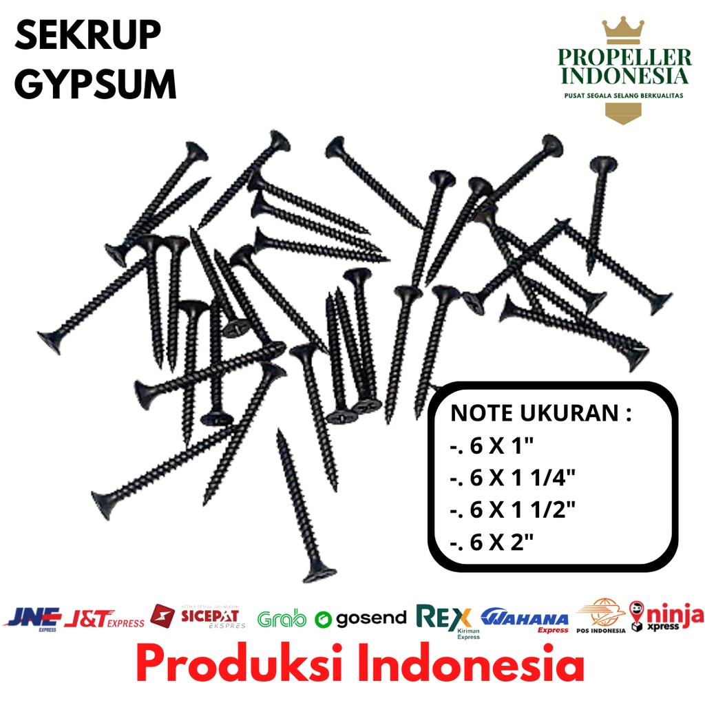 Sekrup Gypsum Drywall Scrup Skrup Gipsum Baut Gympsum