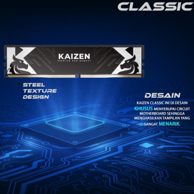 RAM PC KAIZEN DDR4 8GB 25600 / 3200 MHz RAM PC DDR4 8GB 3200 MHz