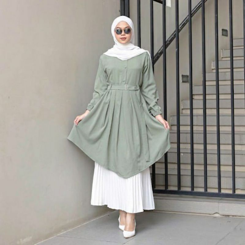 Tunik Amanda Polos Ity Mango Crepe