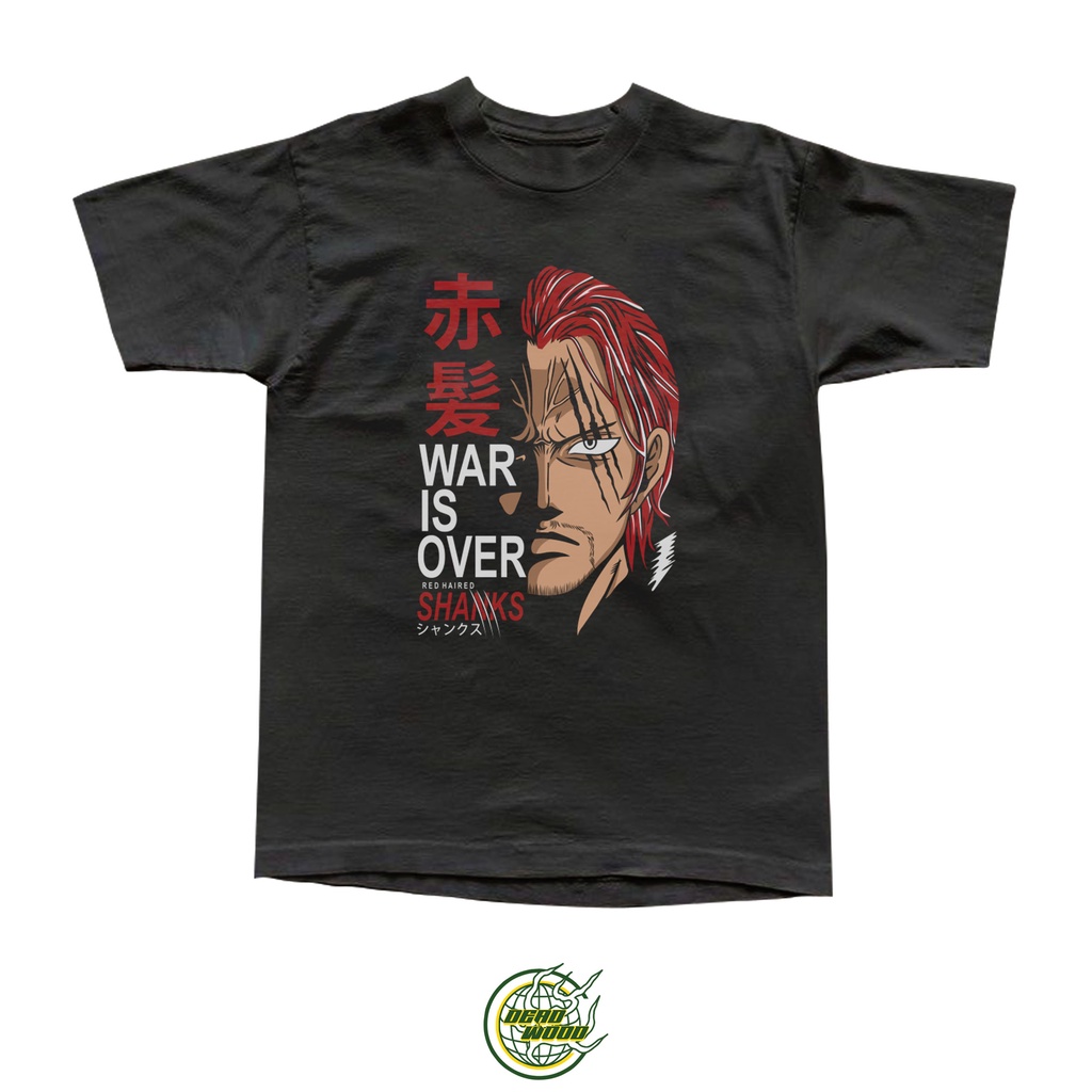 KAOS ANIME ONE PIECE AKAGAMI NO SHANK WAR IS OVER UNISEX