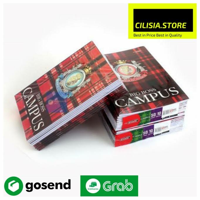 

Buku Tulis Campus Kampus Bigboss 50 Lembar isi 10 Buku Ukuran Boxi