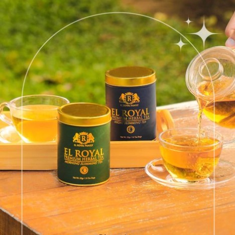 EL ROYAL PREMIUM HERBAL TEA MORNING &amp; NIGHT TEH HERBAL 1 PAKET - BPOM FREE SISIR SAKU TEH PELANGSING