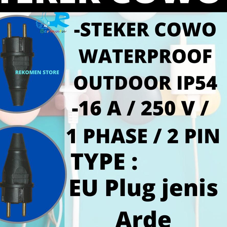 Terlaris KOMPLIT COLOKAN STEKER OUTDOOR STEKER COWO STEKER CEWE IP54 COLOKAN CONTRA COLOKAN PLUG WAT