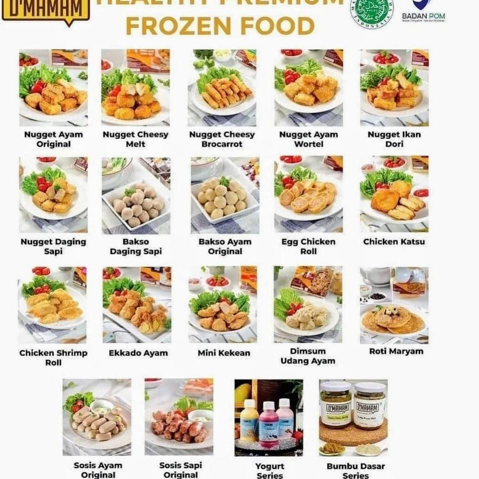

❤[PROMO ⚡ALE!!!]❤ D'Mamam Premium Frozen Food Non MSG/MPASI Halal MUI-Sertifikat BPOM [FRZ]