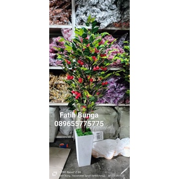 POHON APEL 1,7M/POHON PLASTIK/BUNGA HIAS/BUNGA ARTIFICIAL