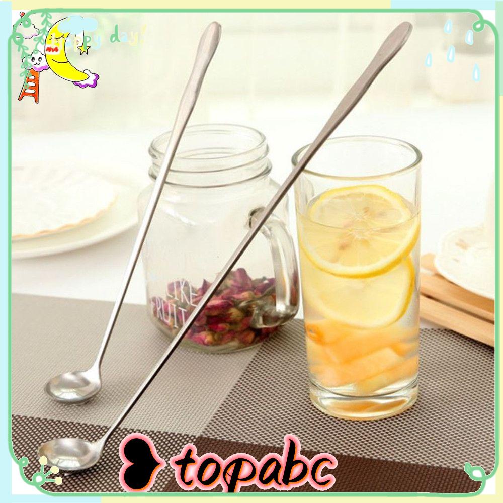 Top Spoon Round Spoon Sendok Takar Gagang Labu Stainless Steel
