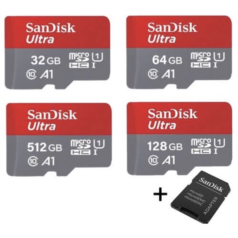 Memory Card 128gb, 64gb , 32gb , 16gb, 8gb, 256gb , 512gb Class 10 speed 100