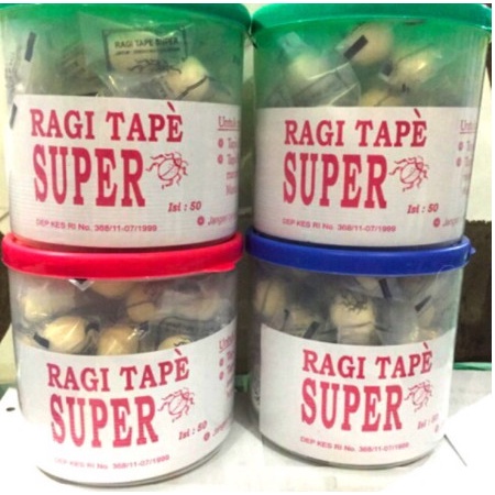 Ragg Ragi Tape Super Cap Kumbang / Singkong/Ketan/Peuyeum