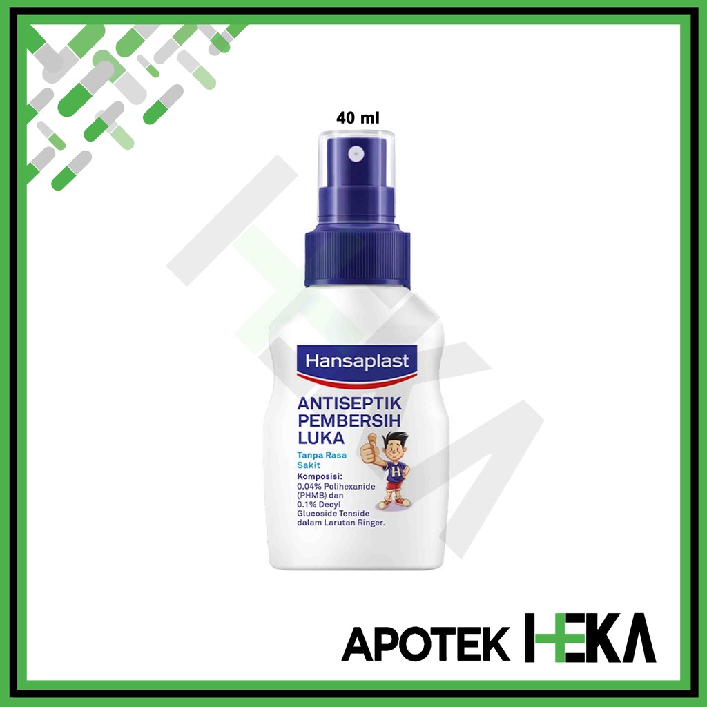 Hansaplast Antiseptik Pembersih Luka - Tetes 20 ml / Spray 40 ml (SEMARANG)